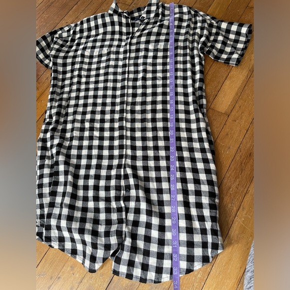 Madewell gingham button down dress size S - Picture 8 of 9